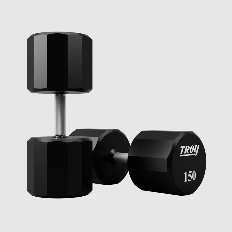 Troy 12 - Sided Urethane Dumbbells (Sets) - Free Weights - Troy VTX