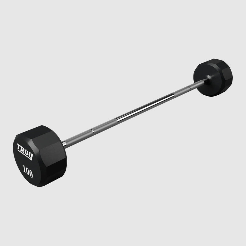 Troy 12 - Sided Urethane EZ - Curl Barbells (TSB - U) - Free Weights - Troy VTX