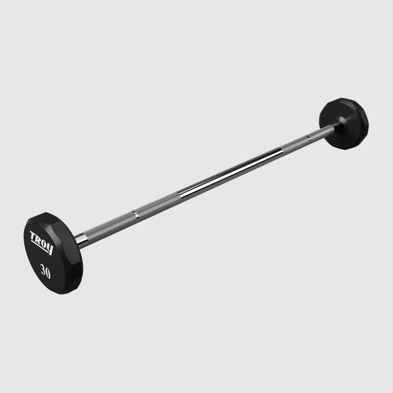 Troy 12 - Sided Urethane EZ - Curl Barbells (TSB - U) - Free Weights - Troy VTX