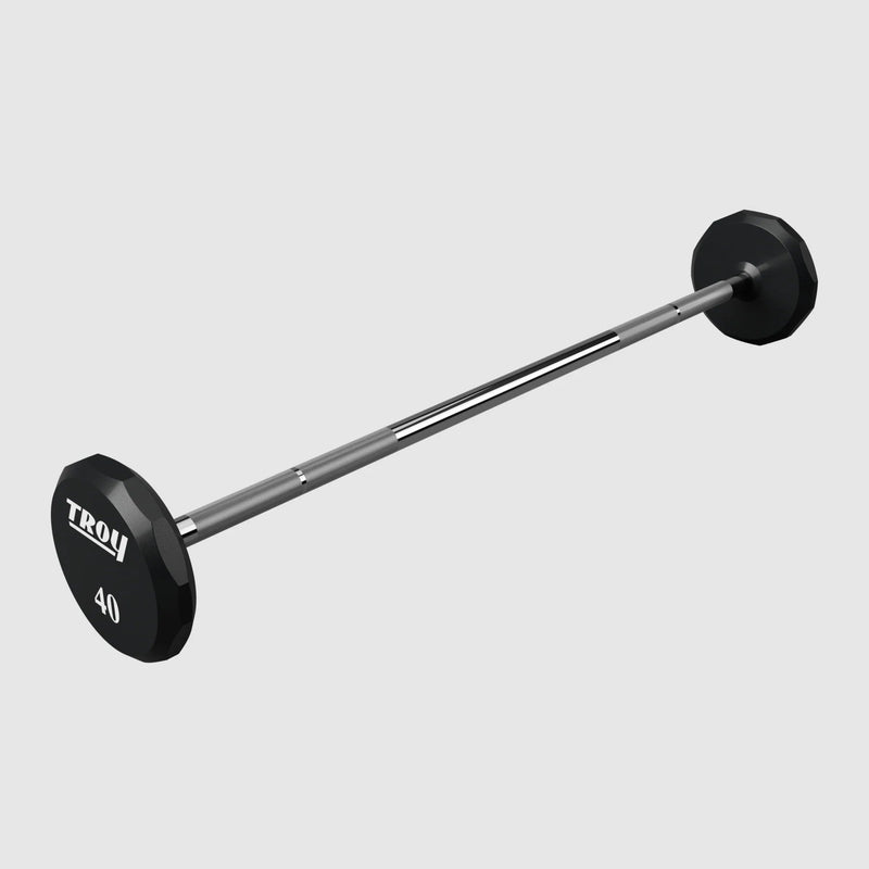 Troy 12 - Sided Urethane EZ - Curl Barbells (TSB - U) - Free Weights - Troy VTX