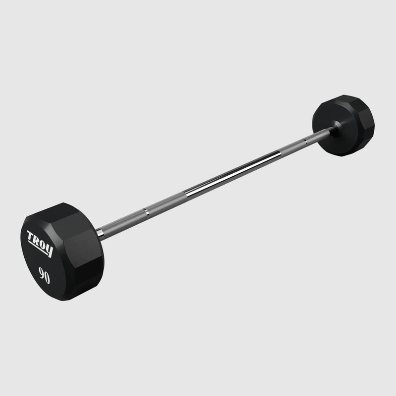 Troy 12 - Sided Urethane EZ - Curl Barbells (TSB - U) - Free Weights - Troy VTX