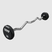 Troy 12 - Sided Urethane EZ - Curl Barbells (TZB - U) - Free Weights - Troy VTX