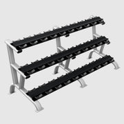 Troy 3 Tier 15 Pair Dumbbell Saddle Rack - Accessories - Troy VTX