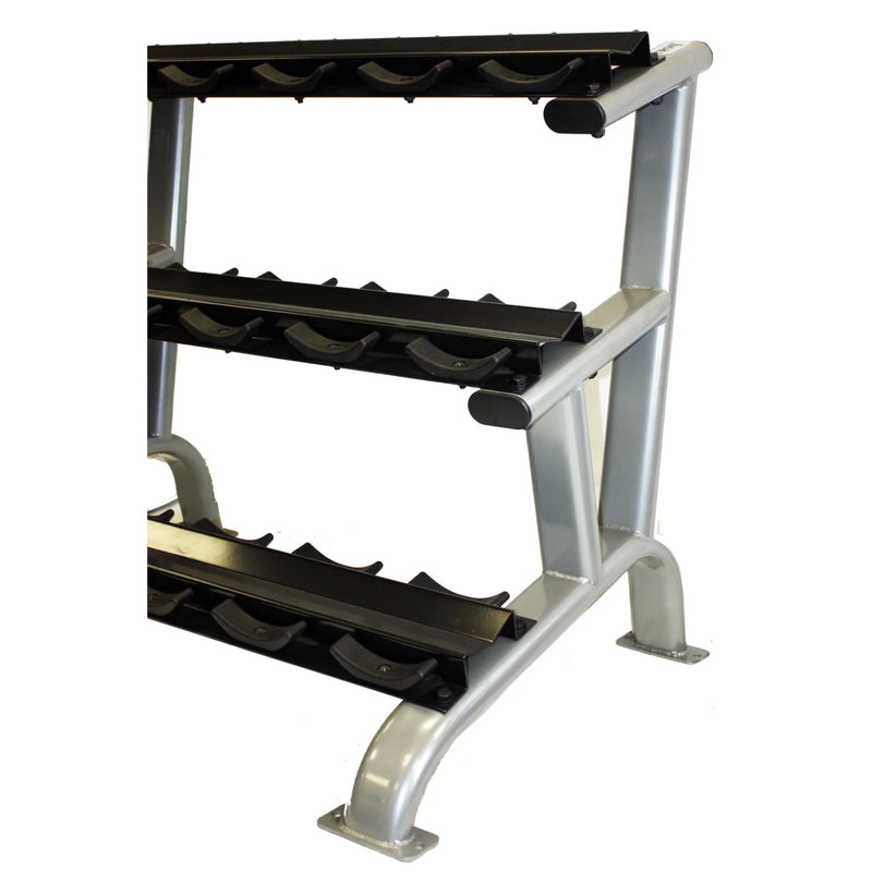 Troy 3 Tier 15 Pair Dumbbell Saddle Rack - Accessories - Troy VTX