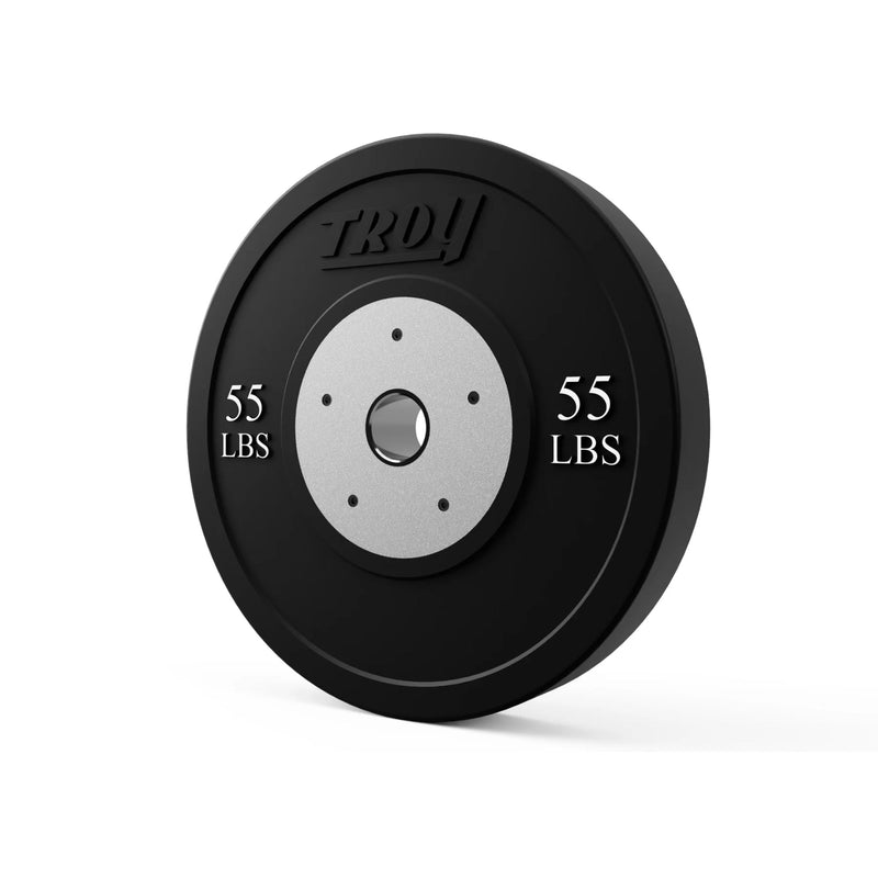 Troy Competition Black Rubber Bumper Plates (BCO - SBP) - Free Weights - Troy VTX