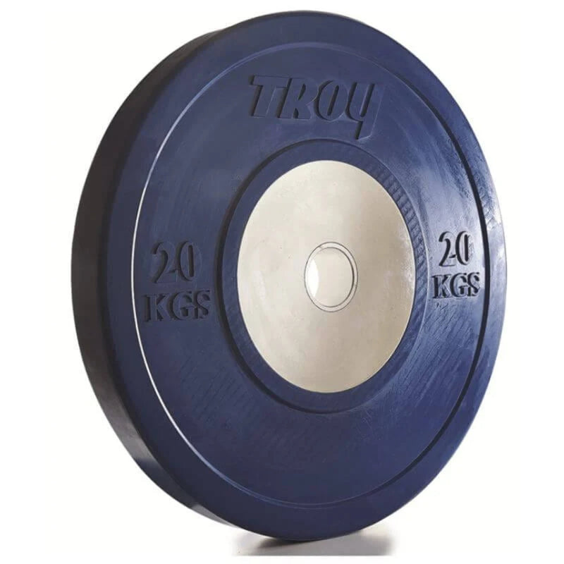 Troy Competition Color Rubber Bumper Plates (CO - SBP) - Free Weights - Troy VTX