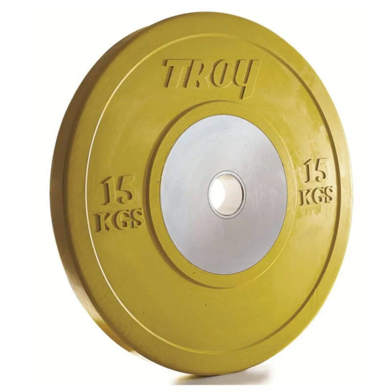 Troy Competition Color Rubber Bumper Plates (CO - SBP) - Free Weights - Troy VTX