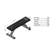 Troy Flat Bench (G - FB) - Benches - Troy VTX