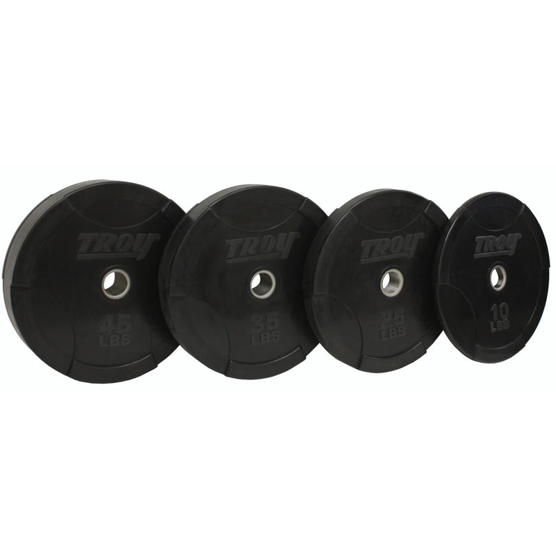 Troy Olympic Solid Rubber Bumper Plates (BO - SBP) - Free Weights - Troy VTX
