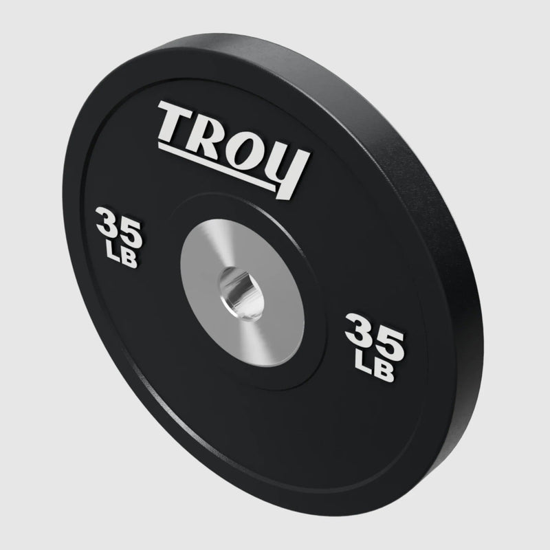 Troy Performance Black Rubber Bumper Plates (BPO - SBP) - Free Weights - Troy VTX