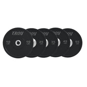 Troy Performance Black Rubber Bumper Plates (BPO - SBP) - Free Weights - Troy VTX