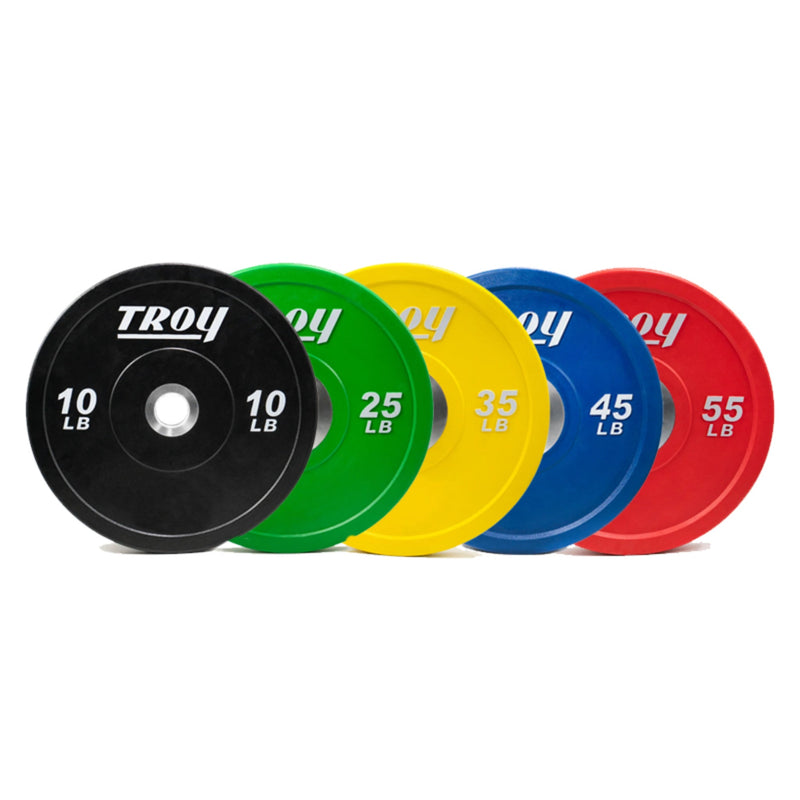 Troy Performance Color Rubber Bumper Plates (PO - SBP) - Free Weights - Troy VTX