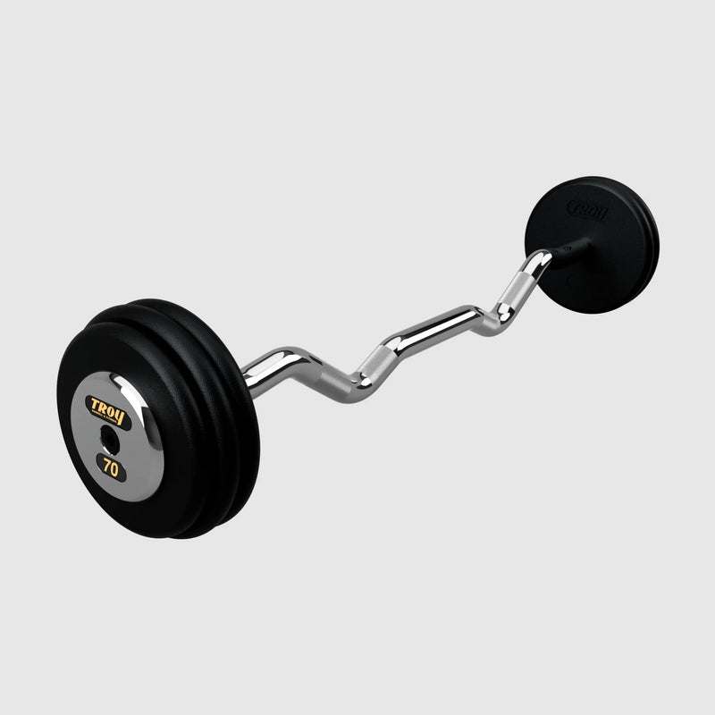 Troy Pro - Style Black Cast Iron Barbells (Sets) - Free Weights - Troy VTX