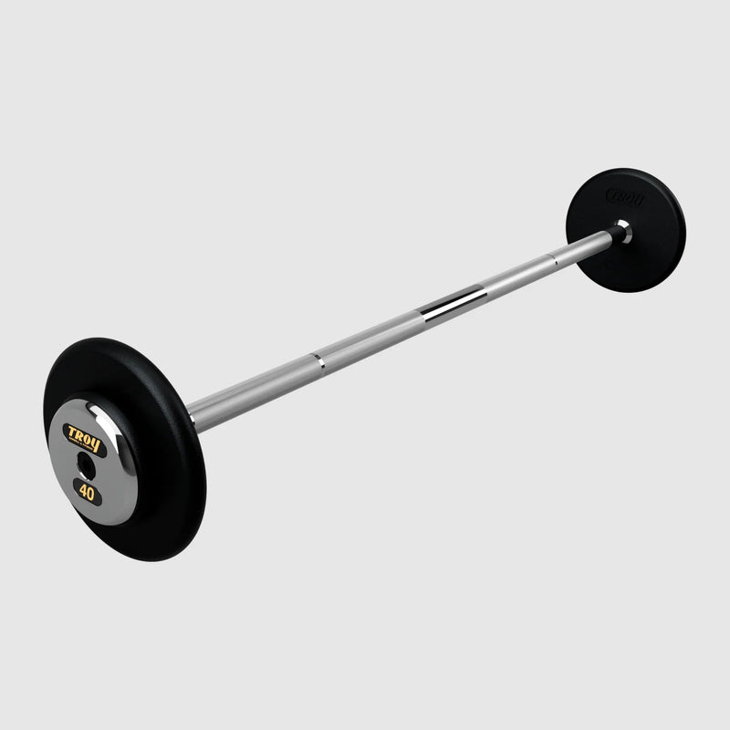Troy Pro - Style Black Cast Iron Barbells (Sets) - Free Weights - Troy VTX