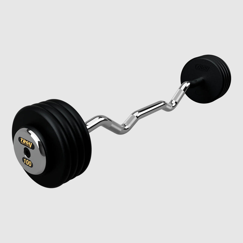 Troy Pro - Style Black Cast Iron Barbells (Sets) - Free Weights - Troy VTX