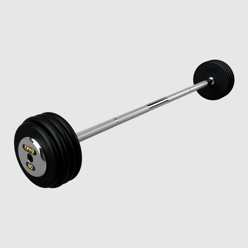 Troy Pro - Style Black Cast Iron Barbells (Sets) - Free Weights - Troy VTX