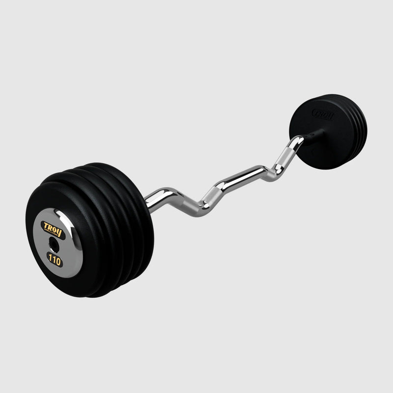 Troy Pro - Style Black Cast Iron Barbells (Sets) - Free Weights - Troy VTX