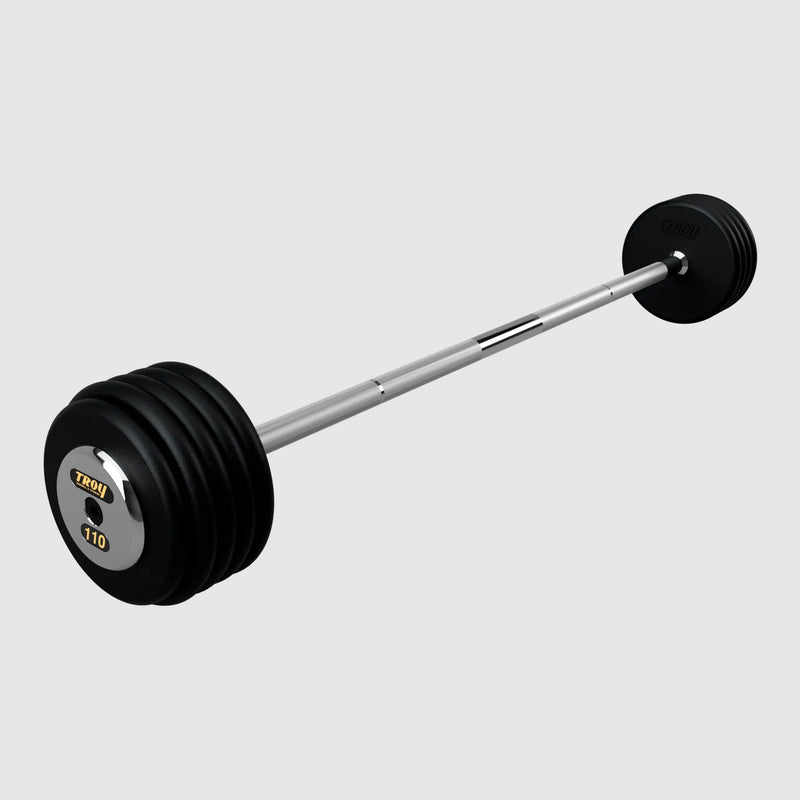 Troy Pro - Style Black Cast Iron Barbells (Sets) - Free Weights - Troy VTX