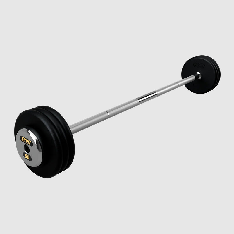 Troy Pro - Style Black Cast Iron Barbells (Sets) - Free Weights - Troy VTX