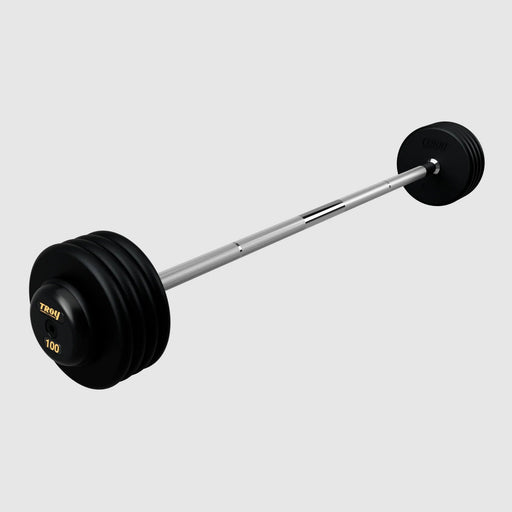 Troy Pro - Style Black Cast Iron Barbells (Sets) - Free Weights - Troy VTX
