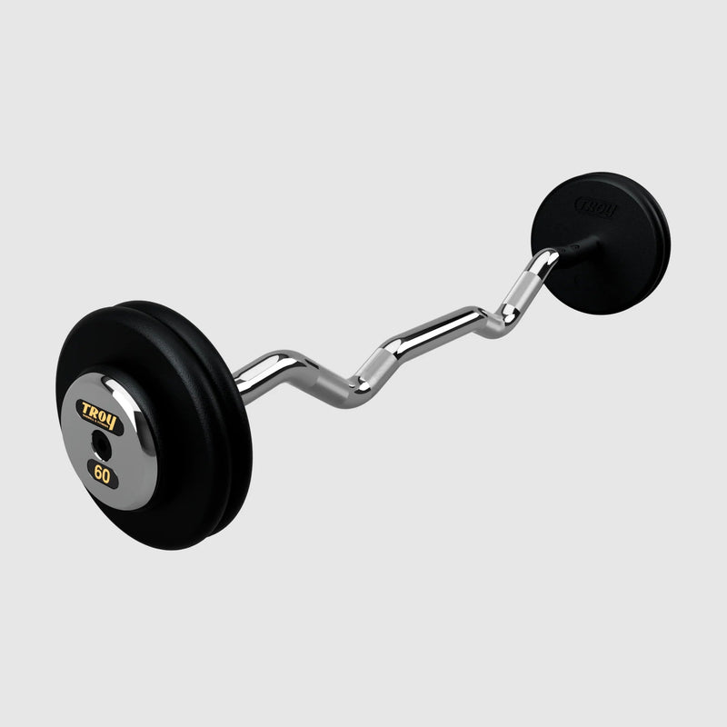 Troy Pro - Style Black Cast Iron Barbells (Sets) - Free Weights - Troy VTX