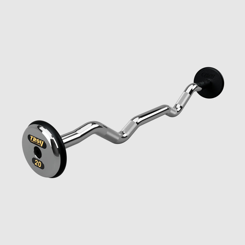 Troy Pro - Style Black Cast Iron Barbells (Sets) - Free Weights - Troy VTX
