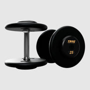 Troy Pro - Style Black Cast Iron Dumbbells (Sets) - Free Weights - Troy VTX