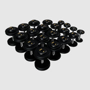 Troy Pro - Style Black Cast Iron Dumbbells (Sets) - Free Weights - Troy VTX