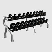 Troy Pro - Style Black Cast Iron Dumbbells (Sets) - Free Weights - Troy VTX