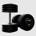 Troy Pro - Style Black Cast Iron Dumbbells (Sets) - Free Weights - Troy VTX