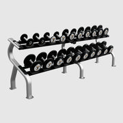 Troy Pro - Style Black Cast Iron Dumbbells (Sets) - Free Weights - Troy VTX