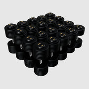 Troy Pro - Style Black Cast Iron Dumbbells (Sets) - Free Weights - Troy VTX