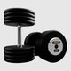 Troy Pro - Style Black Cast Iron Dumbbells (Sets) - Free Weights - Troy VTX
