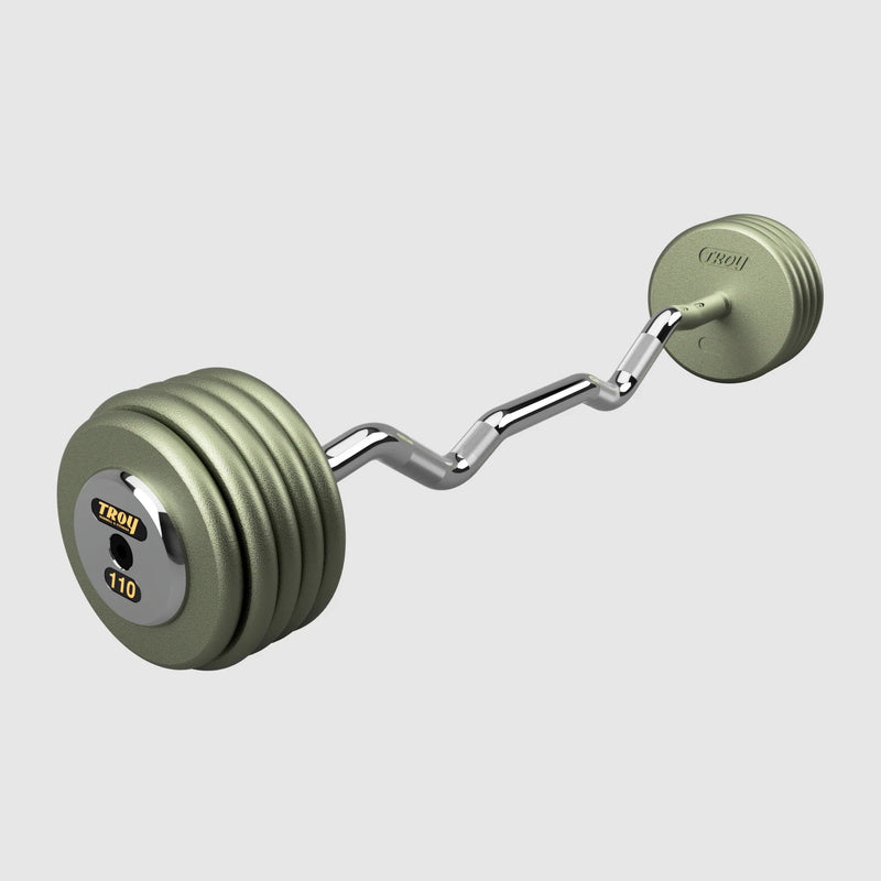 Troy Pro - Style Hammertone Cast Iron Barbell Sets - Free Weights - Troy VTX