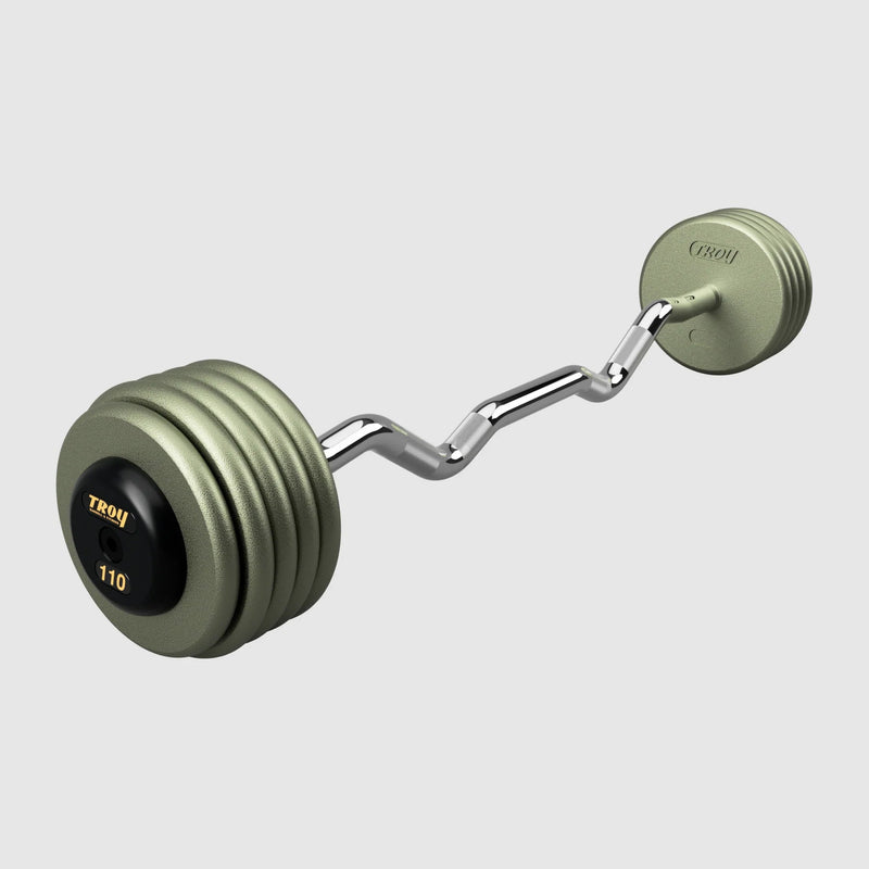 Troy Pro - Style Hammertone Cast Iron Barbell Sets - Free Weights - Troy VTX