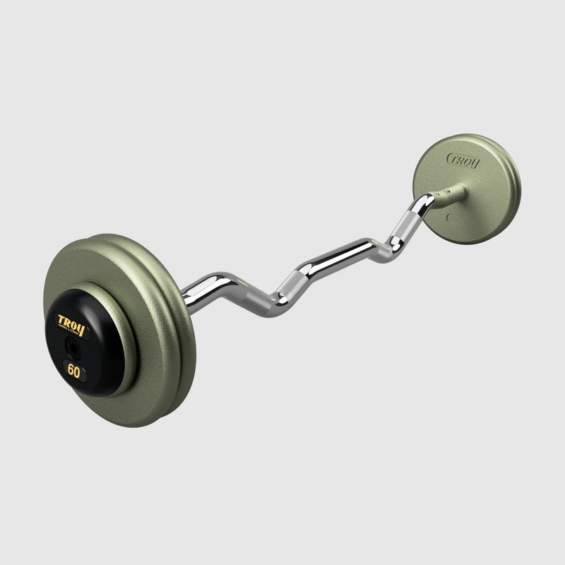 Troy Pro - Style Hammertone Cast Iron Barbell Sets - Free Weights - Troy VTX