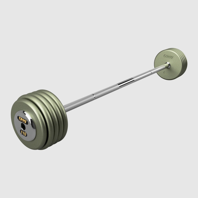 Troy Pro - Style Hammertone Cast Iron Barbell Sets - Free Weights - Troy VTX