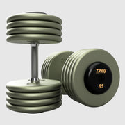 Troy Pro - Style Hammertone Cast Iron Dumbbells (Sets) - Free Weights - Troy VTX