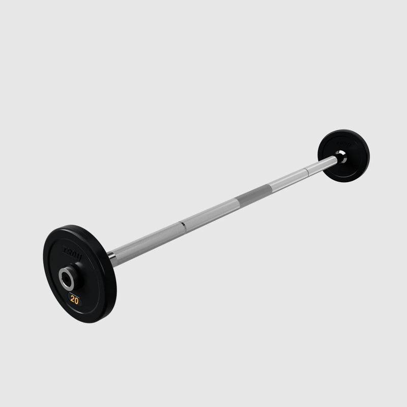 Troy Pro - Style Rubber Encased Barbell Sets - Free Weights - Troy VTX