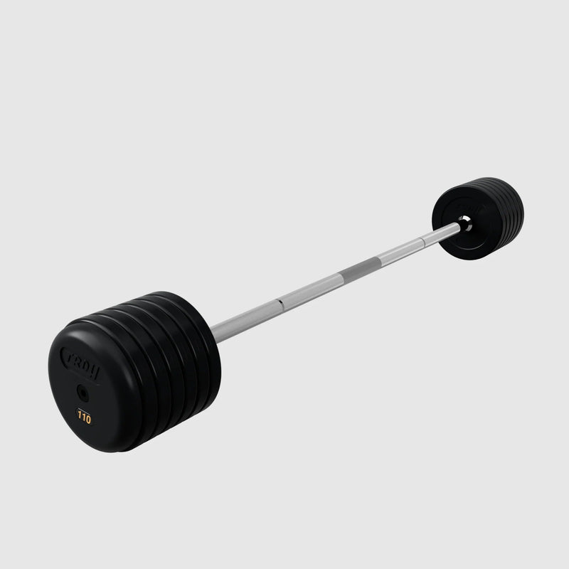 Troy Pro - Style Rubber Encased Barbell Sets - Free Weights - Troy VTX