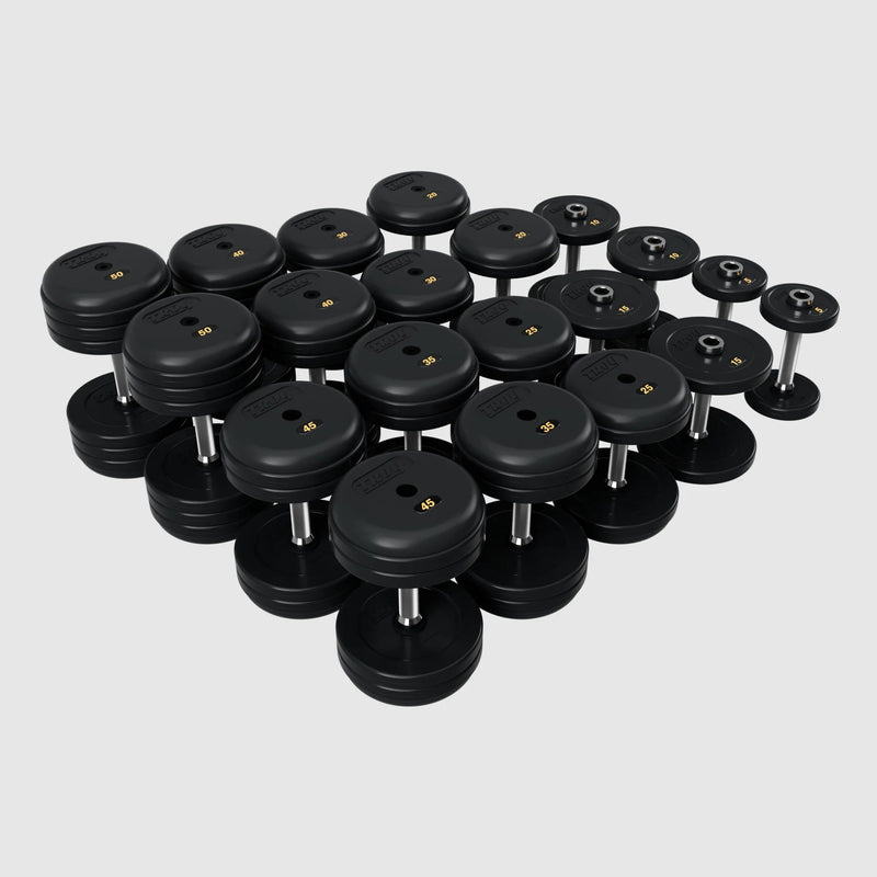 Troy Pro - Style Rubber Encased Dumbells (Sets) - Free Weights - Troy VTX