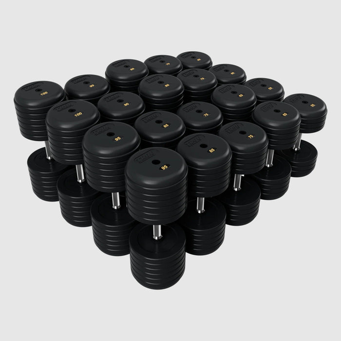 Troy Pro - Style Rubber Encased Dumbells (Sets) - Free Weights - Troy VTX