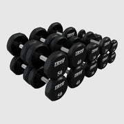 Troy (TSD - U) 12 - Sided Urethane Dumbbells (Sets) - Free Weights - Troy VTX