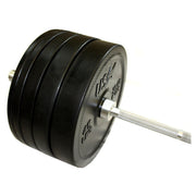 Troy USA 305 lbs Olympic Bumper Plate Set with Bar & Collars (GBOSS - 305SBP) - Free Weights - Troy VTX