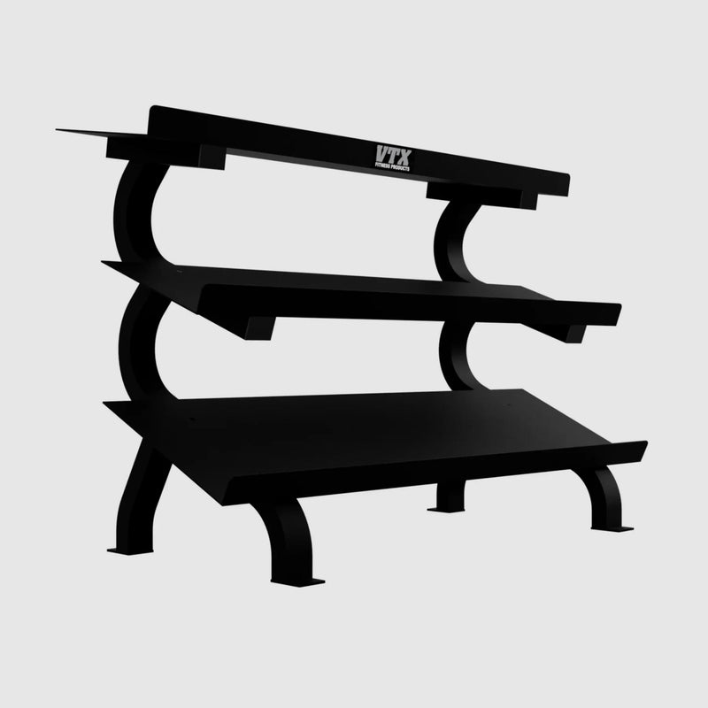 TROY VTX 3 - Tier Dumbbell Shelf Rack (GTDR - 3) - Accessories - Troy VTX