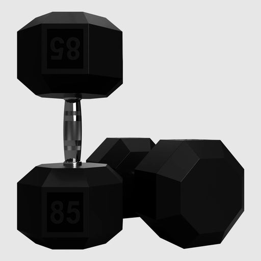 Troy VTX 8 - sided Rubber Encased Dumbbells - Free Weights - Troy VTX