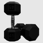 Troy VTX 8 - sided Rubber Encased Dumbbells - Free Weights - Troy VTX