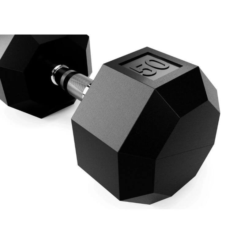 Troy VTX 8 - sided Rubber Encased Dumbbells (Sets) - Free Weights - Troy VTX