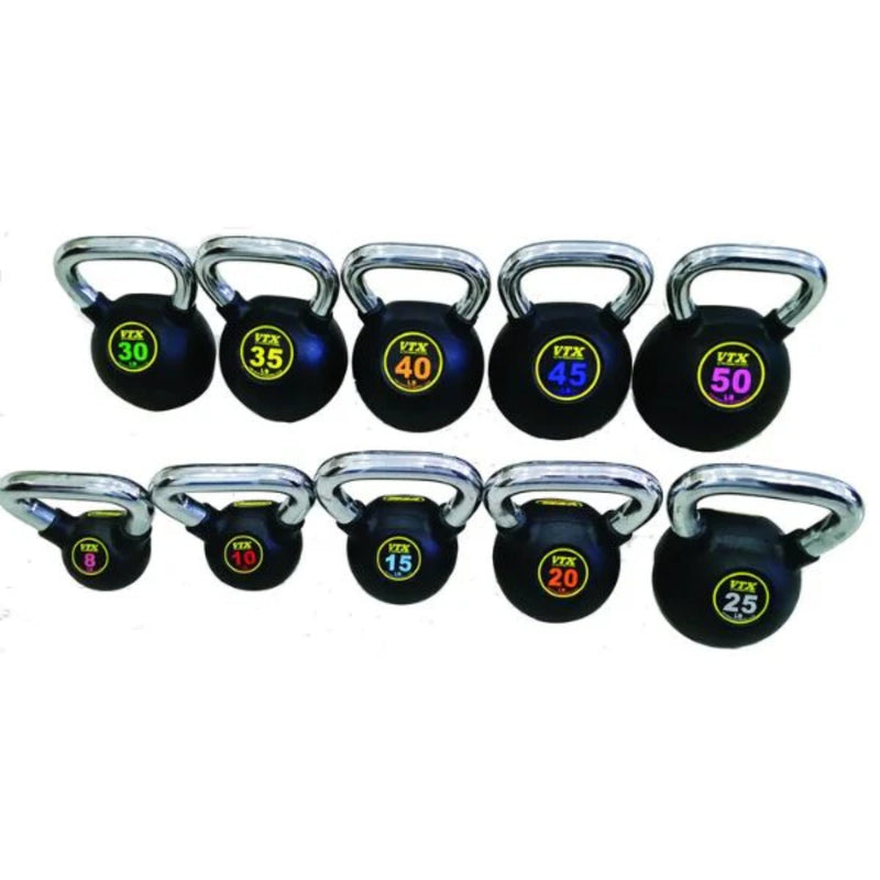 Troy VTX Club Kettlebell Set & Rack - Free Weights - Troy VTX