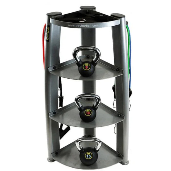 Troy VTX Club Kettlebell Set & Rack - Free Weights - Troy VTX